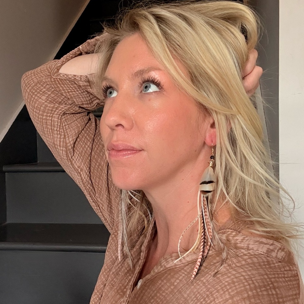Boho Feather Earrings